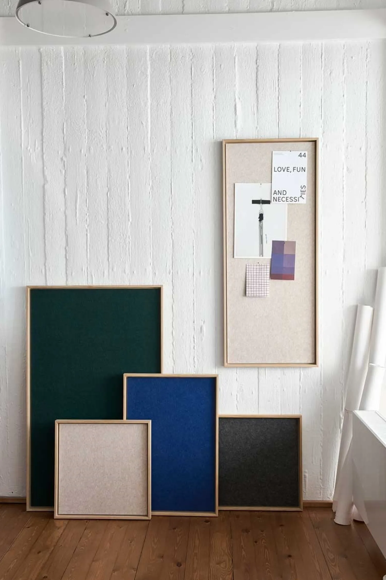 Clearance Hemverk - Opslagstavle m. akustiske egenskaber - Recy - Grå - 40x60