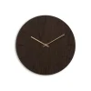Outlet Hemverk - Vægur - Dark Oak - Mørk Eg/Kobber - Ø38 cm