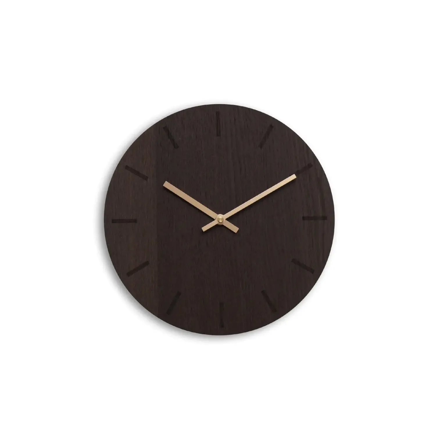 Online Hemverk - Vægur - Dark Oak - Mørk Eg/Kobber - Ø28 cm