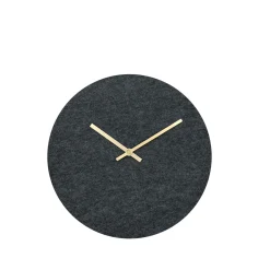 Discount Hemverk - Vægur - Felt grå - Ø28 cm - Kobber visere