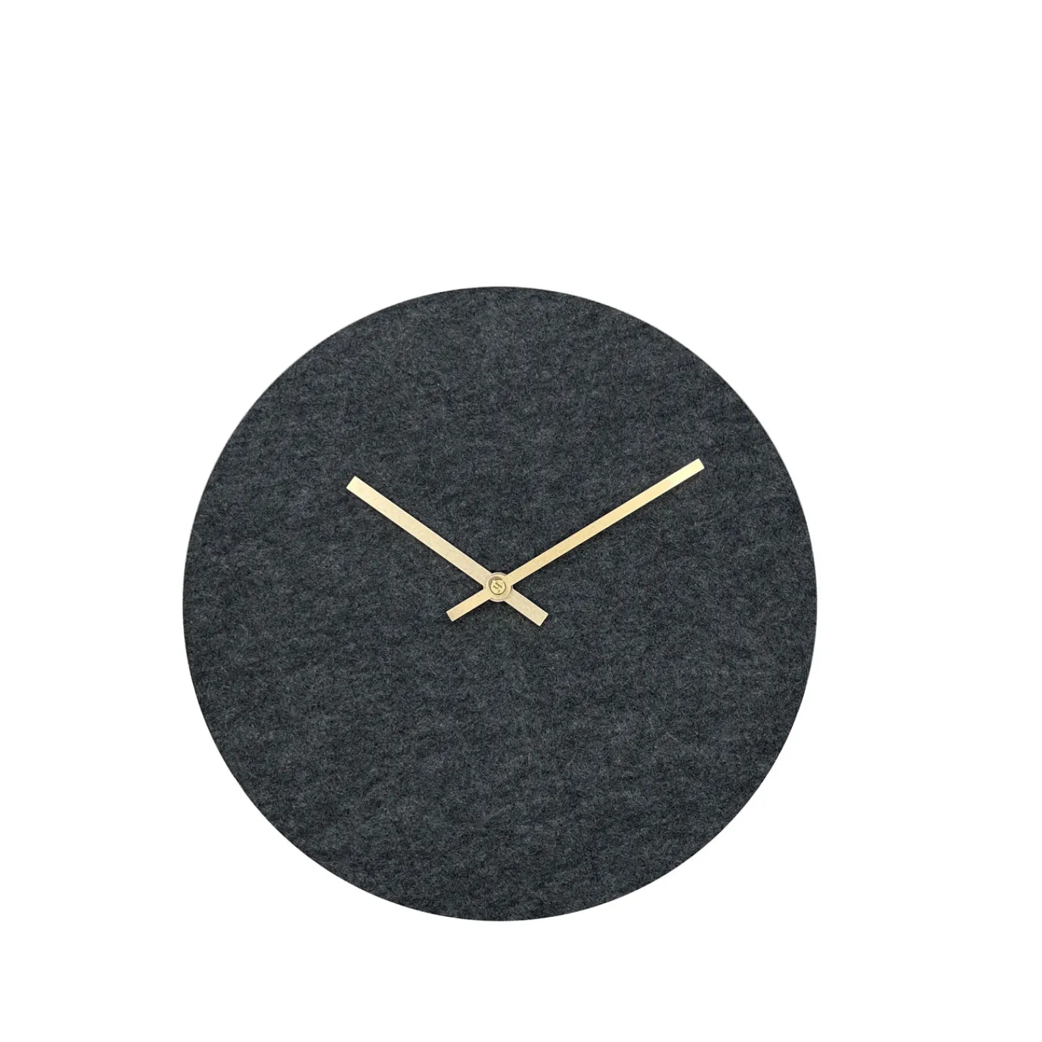 Discount Hemverk - Vægur - Felt grå - Ø28 cm - Kobber visere