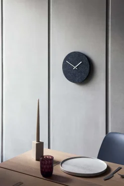 Discount Hemverk - Vægur - Felt grå - Ø28 cm - Kobber visere