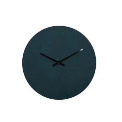 Sale Hemverk - Vægur - Felt Grøn - Ø28 cm - Sorte visere