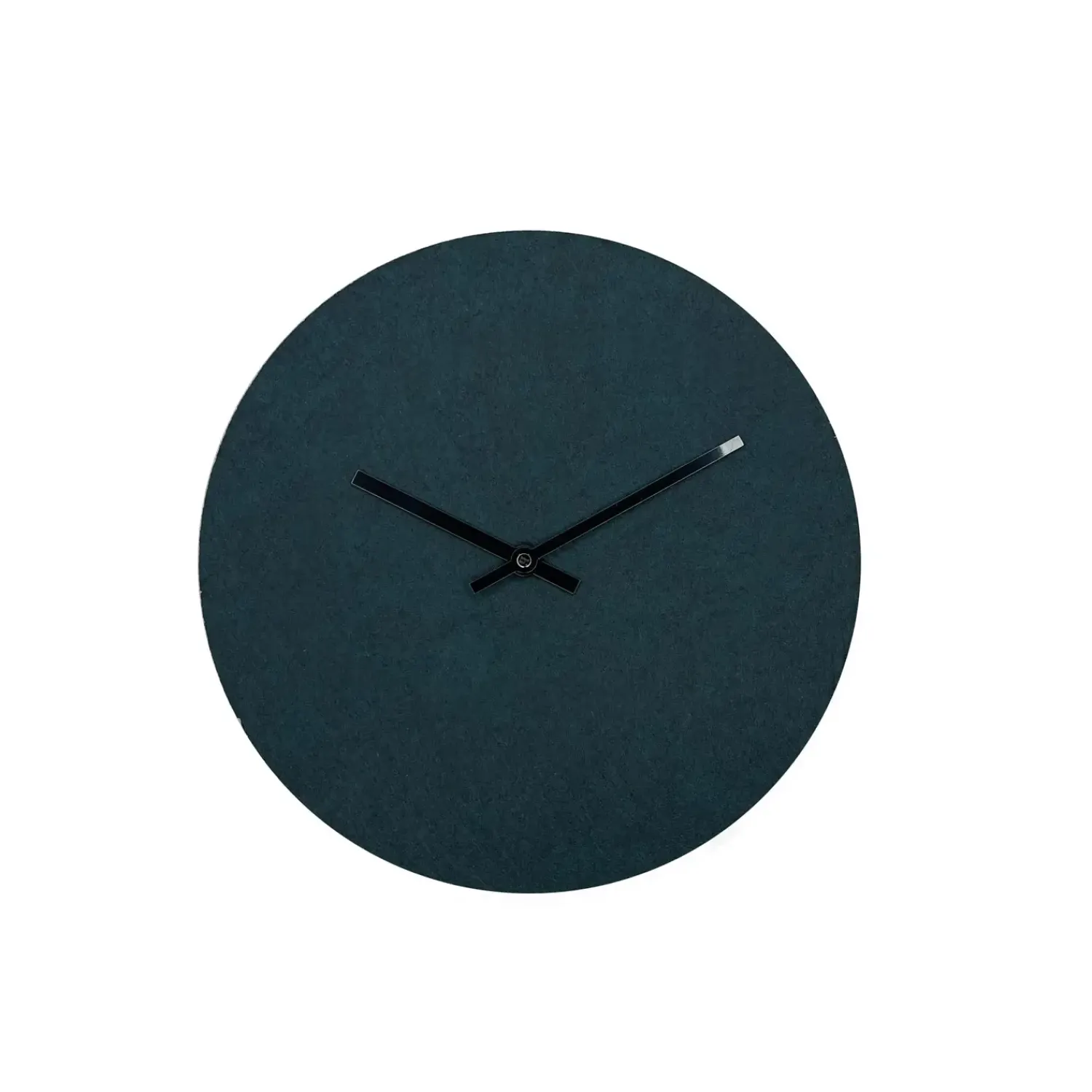 Sale Hemverk - Vægur - Felt Grøn - Ø28 cm - Sorte visere