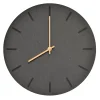 Outlet Hemverk - Vægur - Gunpowder - Sort/Guld - Ø28 cm