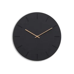 Best Hemverk - Vægur - Gunpowder - Sort/Kobber - Ø38 cm
