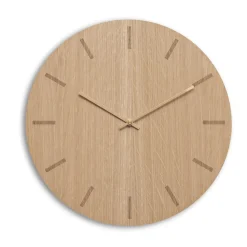 Sale Hemverk - Vægur - Light Oak - Eg/Kobber - Ø38 cm