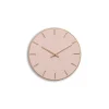 Online Hemverk - Vægur - Lys Eg/Powder Dusty Rose - Kobber visere - Ø28 cm