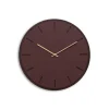 Online Hemverk - Vægur - Mørk Eg/Burgundy - Kobber visere - Ø38 cm