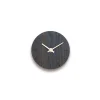 Hot Hemverk - Vægur - Mørk eg - Ø12 cm - Kobber visere