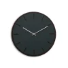 Discount Hemverk - Vægur - Mørk Eg/Conifer Grøn - Sølv visere - Ø38 cm
