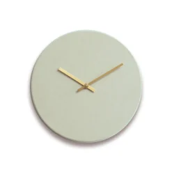Sale Hemverk - Vægur - Shape Caqui - Guld visere - Ø38 cm
