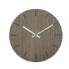 Clearance Hemverk - Vægur - Valnød - Ø38 cm - Sølv visere