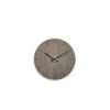 New Hemverk - Vægur - Valnød - Ø12 cm - Sorte visere