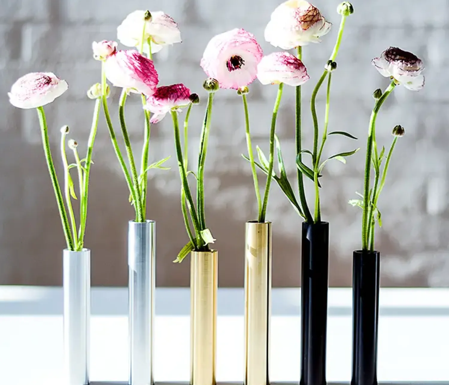 Sale Hove Home - Slim Vase Rustfri stål - Højde 14 cm