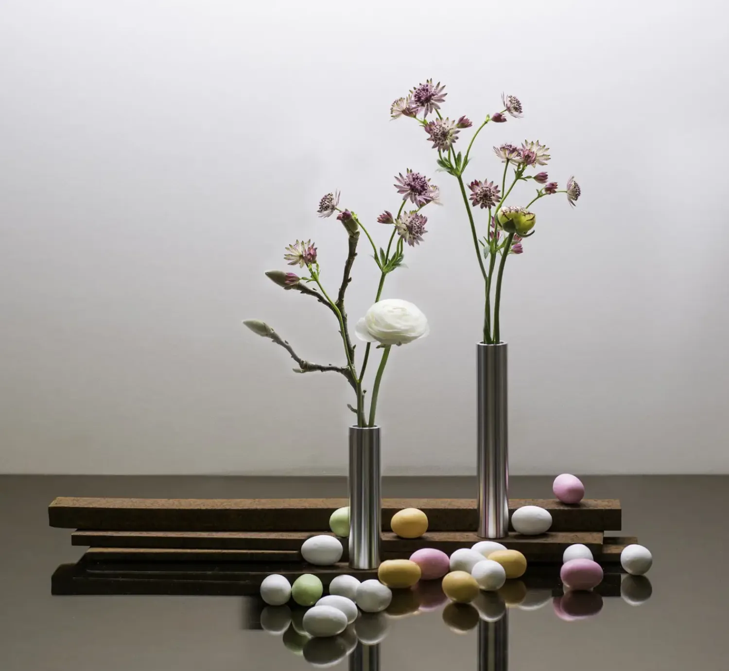 Sale Hove Home - Slim Vase Rustfri stål - Højde 14 cm