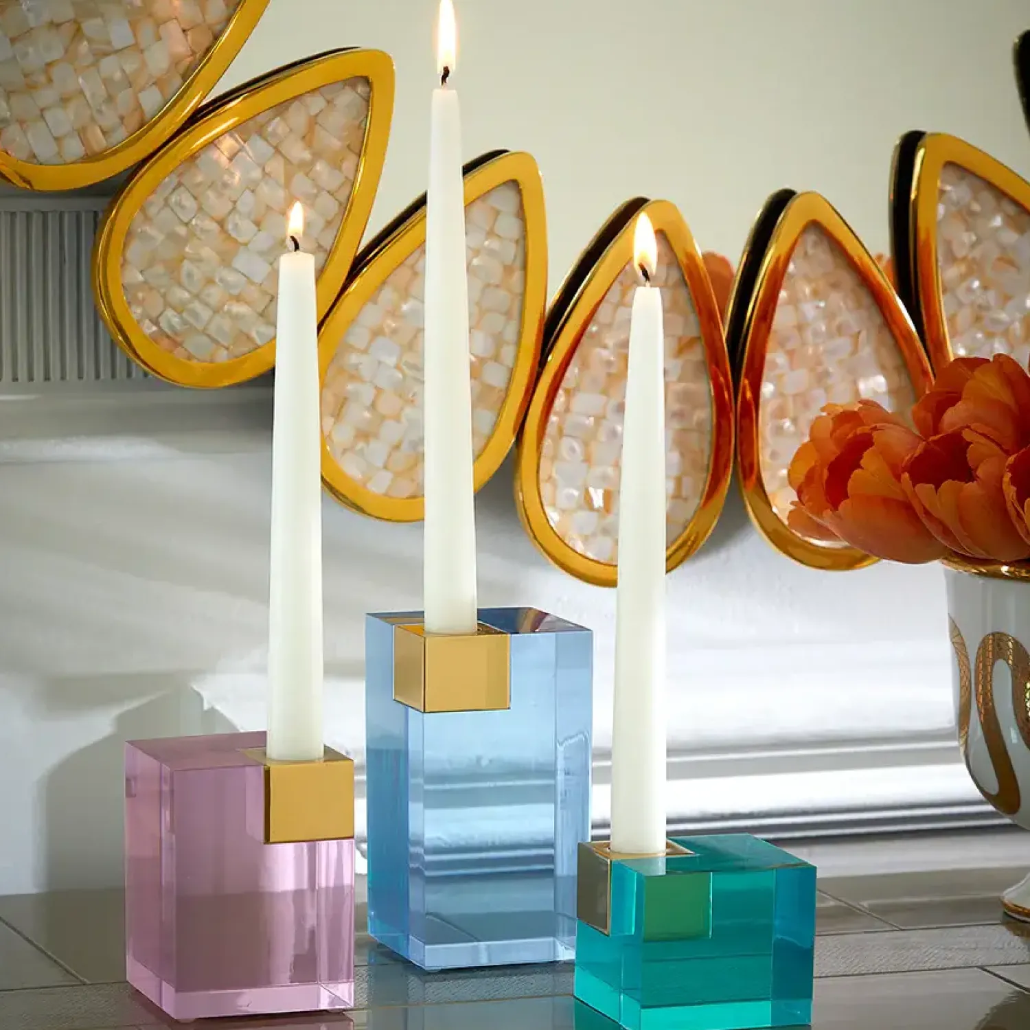 Outlet Jonathan Adler - Lysestage - Monte Carlo - Grøn - Small