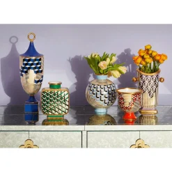 Outlet Jonathan Adler - Vase - Versailles Puzzle - 19,7 x 23,5 cm