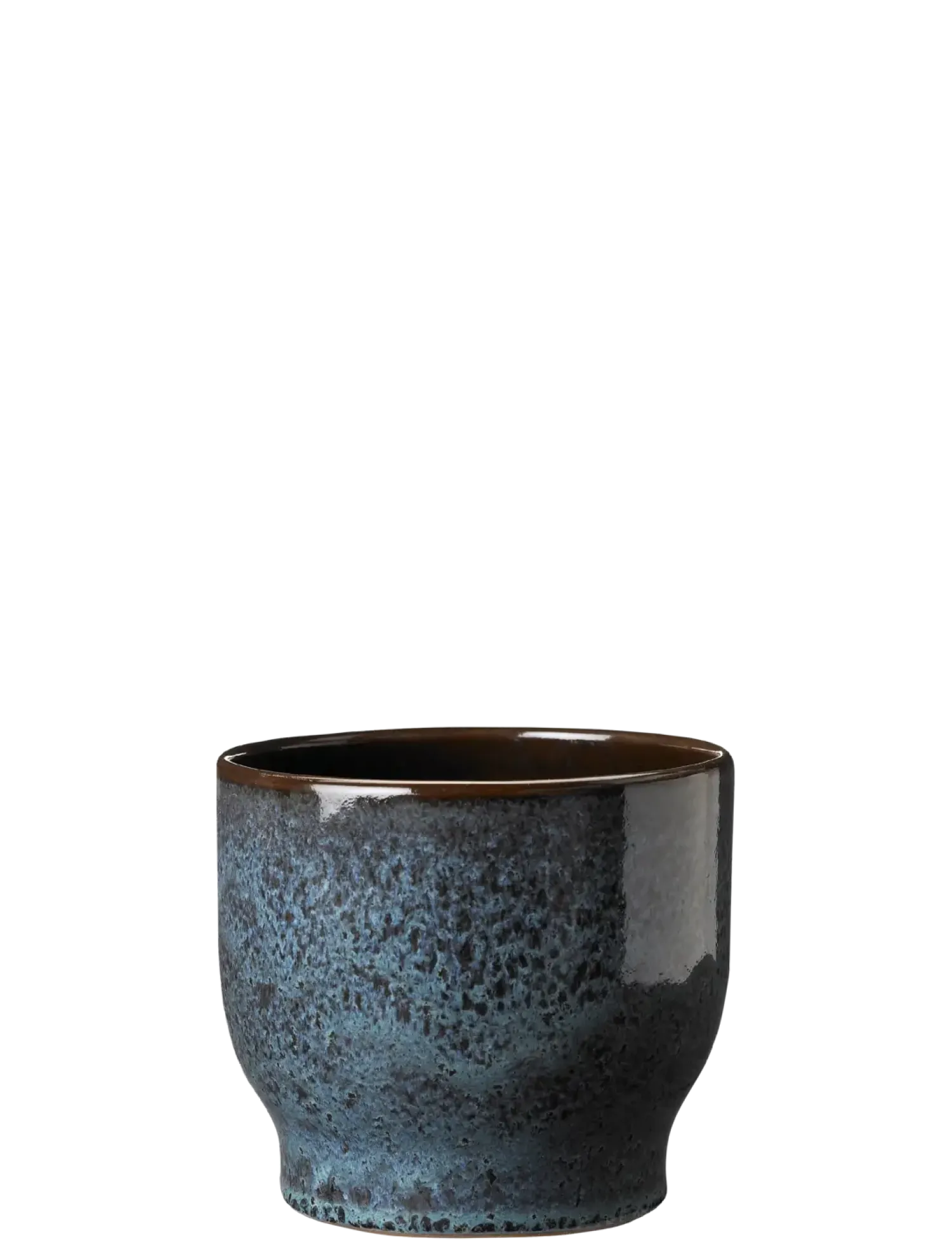 Outlet Knabstrup Keramik - urtepotteskjuler Ø 14,5 cm ocean green