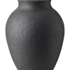 Sale Knabstrup Keramik - vase H 27 cm black