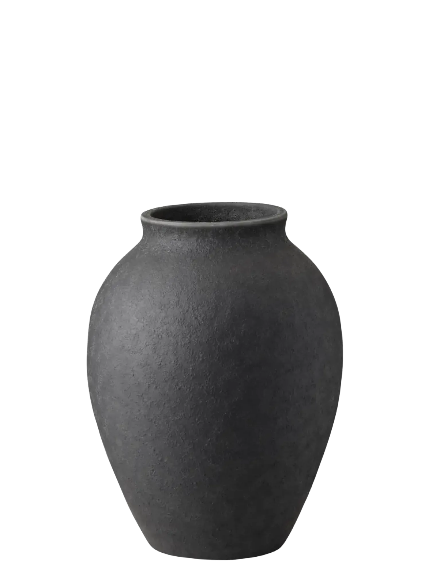 Clearance Knabstrup Keramik - vase H 12.5 cm black