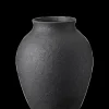 Clearance Knabstrup Keramik - vase H 20 cm black