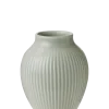 Discount Knabstrup Keramik - vase H 12.5 cm ripple mint