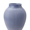 Outlet Knabstrup Keramik - vase H 20 cm ripple lavender