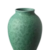 Outlet Knabstrup Keramik - vase H 12.5 cm verdigris green