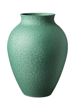 New Knabstrup Keramik - vase H 27 cm verdigris green