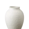 Hot Knabstrup Keramik - vase H 12.5 cm white