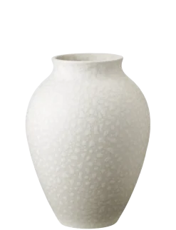 Hot Knabstrup Keramik - vase H 20 cm white