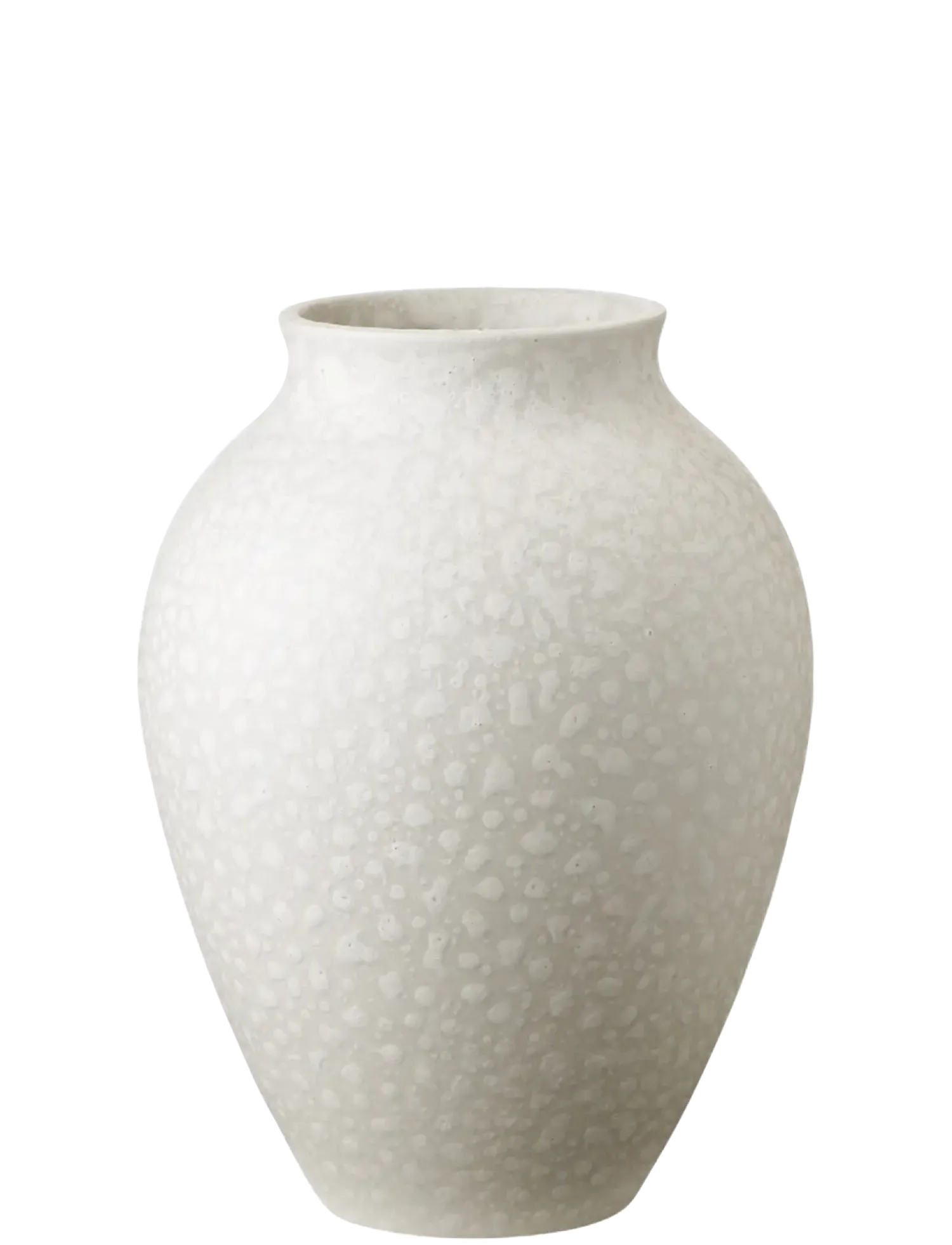 Hot Knabstrup Keramik - vase H 20 cm white