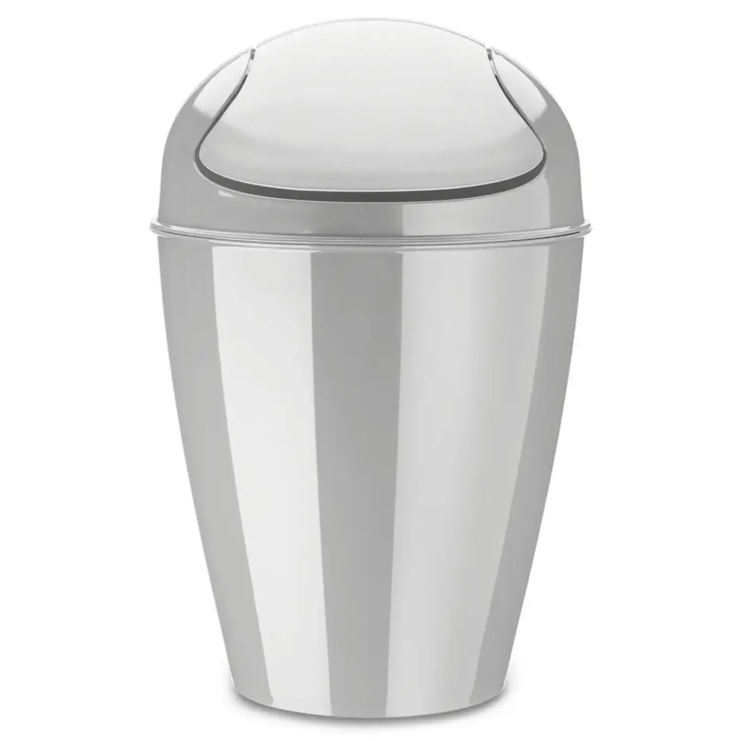 Outlet Koziol - Skraldespand - Swing-Top "DEL M" - Soft Grey / Grå