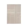 Kristina Dam - Architecture Throw, Beige/Off-White