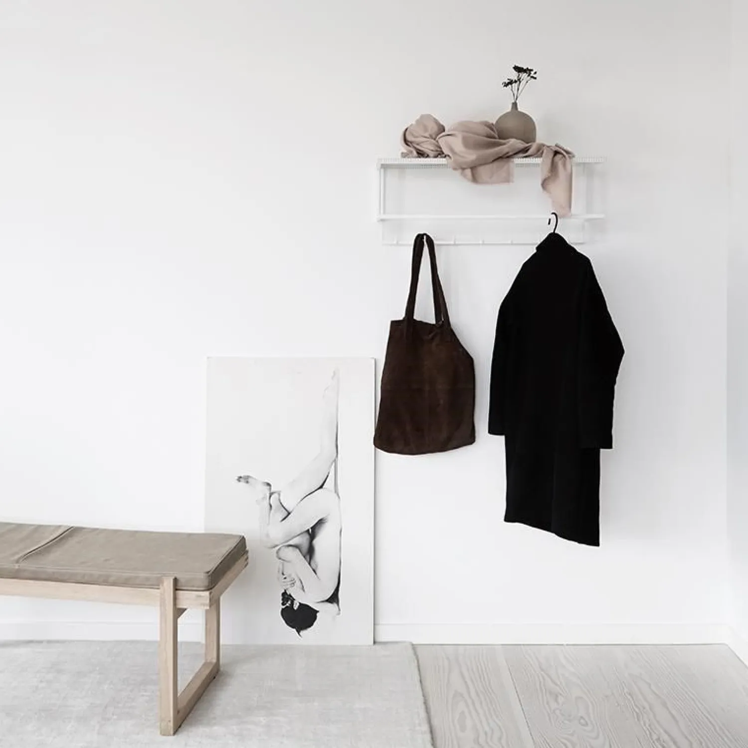 Outlet Kristina Dam - Garderobe ophæng Creme hvid