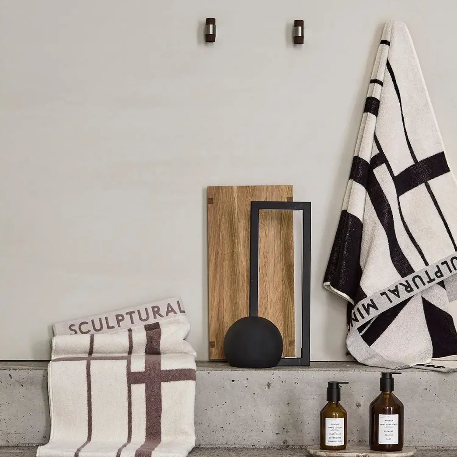 Outlet Kristina Dam - Håndklæde - Minimal Towel - Beige - L