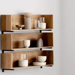 Discount Kristina Dam - væghylde i Eg - Stack Wall Shelf - 75 cm
