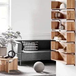 Discount Kristina Dam - væghylde i Eg - Stack Wall Shelf - 75 cm