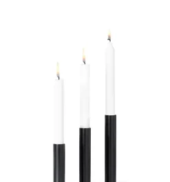 Best Kunstindustrien - Box 3 Slim Light lysetage - Sort - Højde 10 cm, 14 cm ,17 cm