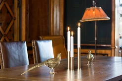 Discount Kunstindustrien - 3 Lysetager Slim Light i Messing - Højde 10 cm, 14 cm ,17 cm