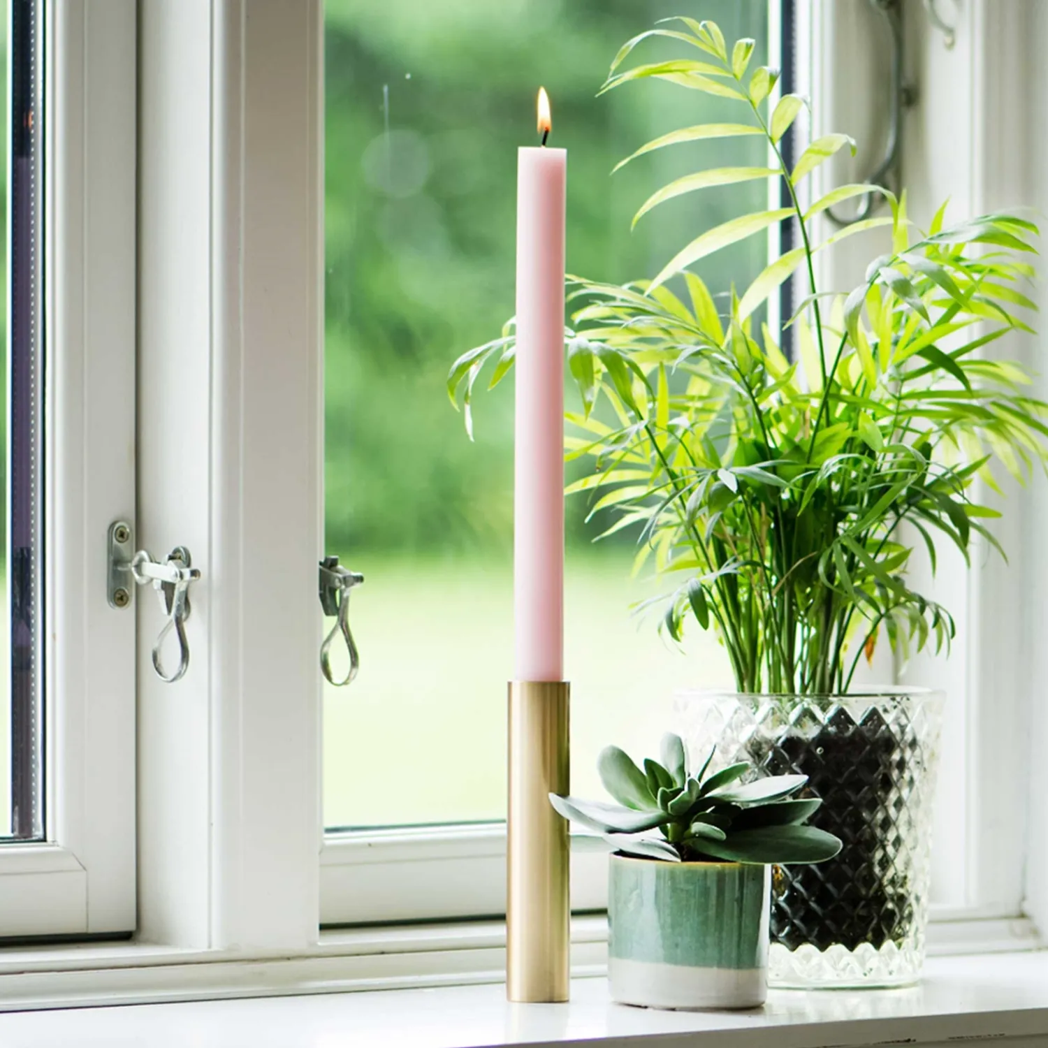 Discount Kunstindustrien - Slim Light Lysetage messing - Højde 14 cm