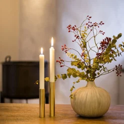 Discount Kunstindustrien - Slim Light Lysetage messing - Højde 14 cm