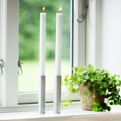 Best Kunstindustrien Kunst Industrien - Slim Light lysetage rustfri stål - Højde 17 cm