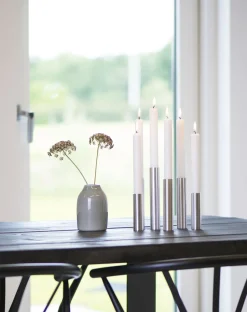 New Kunstindustrien - Slim Light lysetage rustfri stål - Højde 10 cm