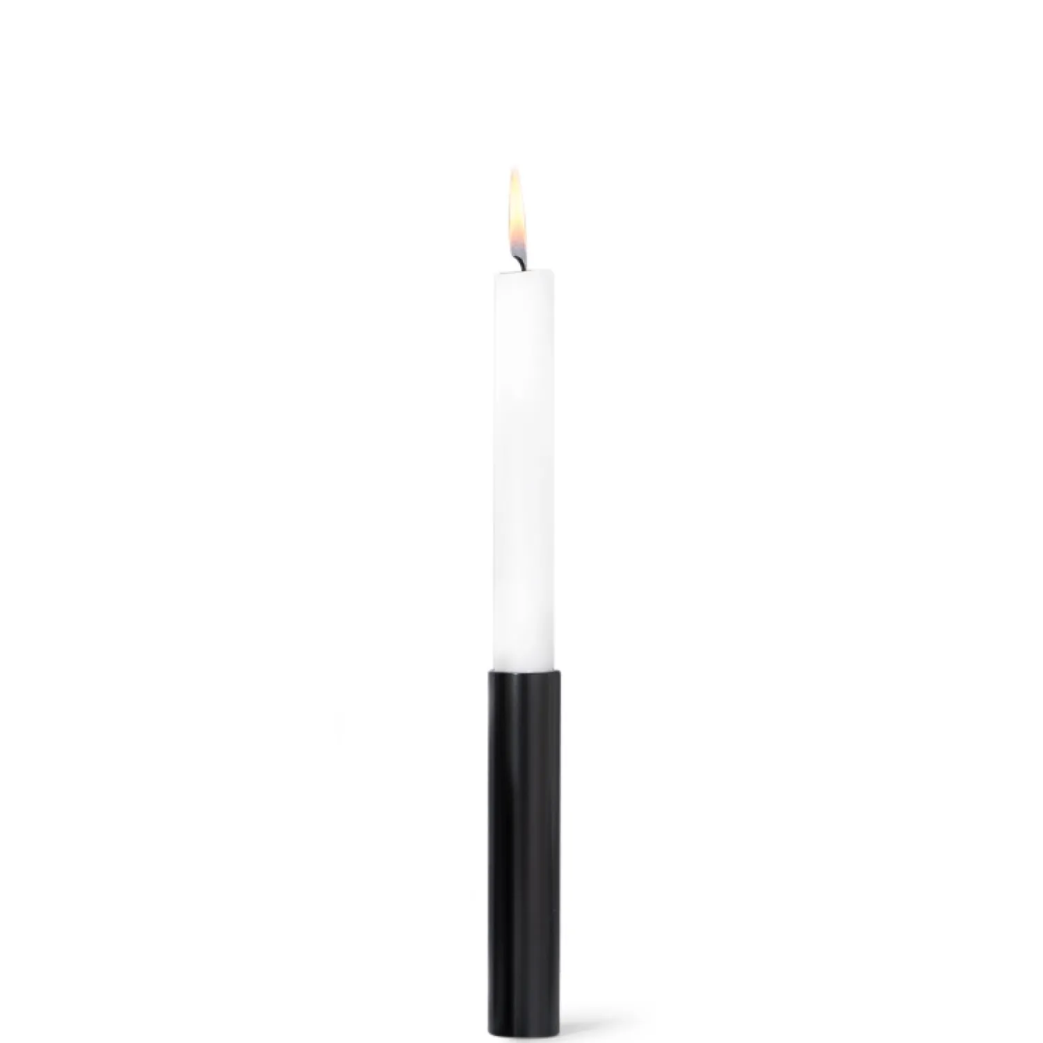 Discount Kunstindustrien - Slim Light Lysetage - Sort - Højde 14 cm