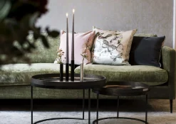 Discount Kunstindustrien - Slim Light Lysetage - Sort - Højde 14 cm