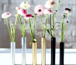 Outlet Kunstindustrien - Slim Vase - Sort - Højde 14 cm