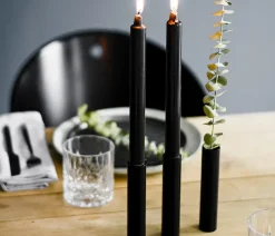 Outlet Kunstindustrien - Slim Vase - Sort - Højde 14 cm
