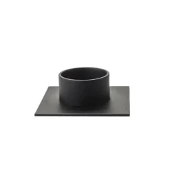 Sale Kunstindustrien - Square lysestage Ø5 - Sort